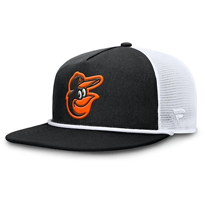 Men's Fanatics Black/White Baltimore Orioles Clubhouse Change Up Snapback Hat
