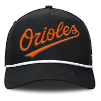 Casquette ajustable en forme de A Clubhouse Baltimore Orioles Fanatics pour homme, noire