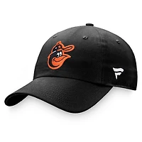 Men's Fanatics Black Baltimore Orioles Cooperstown Collection Core Adjustable Hat