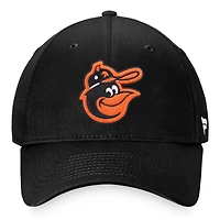 Men's Fanatics  Black Baltimore Orioles Cooperstown Collection Core Adjustable Hat