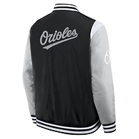 Veste à boutons-pression intégrale Elements Elite Baltimore Orioles Fanatics noire pour homme