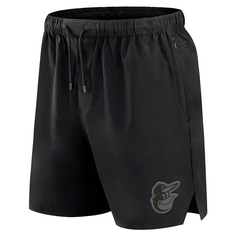 Men's Fanatics Black Baltimore Orioles Front Office Micro Tonal Shorts