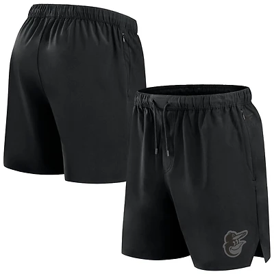 Men's Fanatics Black Baltimore Orioles Front Office Micro Tonal Shorts