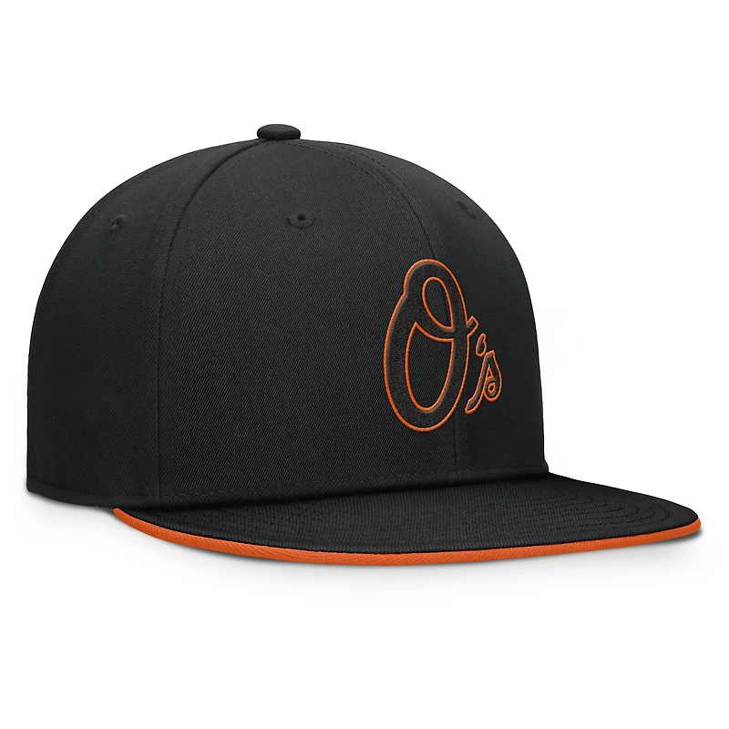 Men's Fanatics Black Baltimore Orioles Glint Snapback Hat