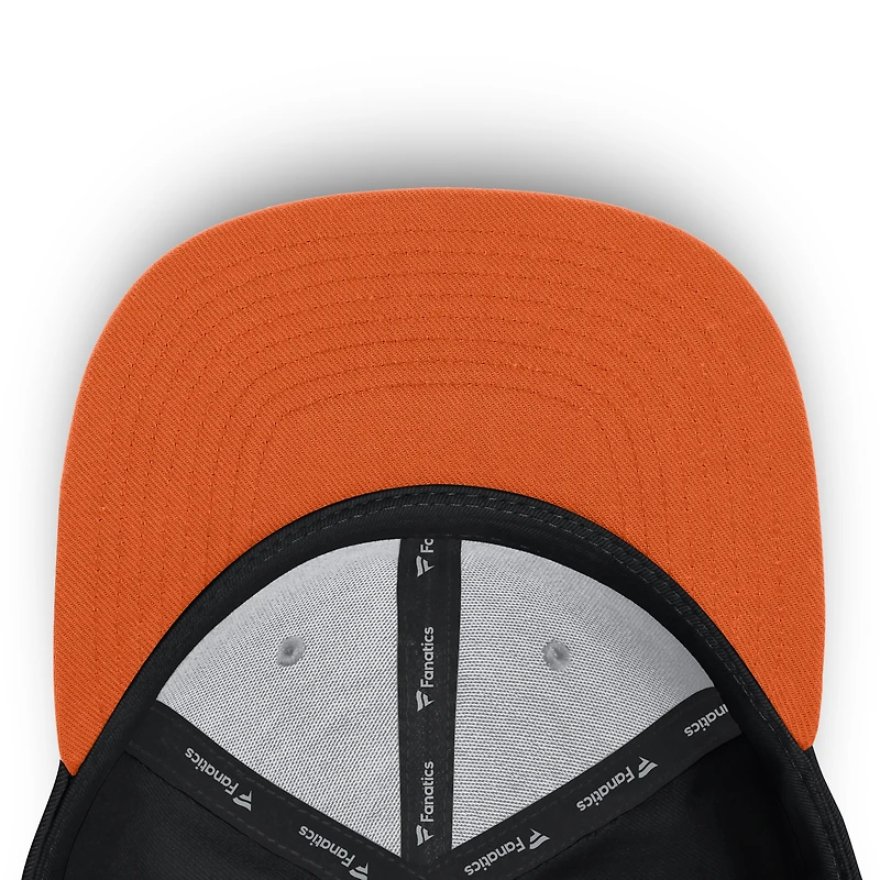 Casquette snapback Fanatics noire à paillettes Baltimore Orioles pour homme