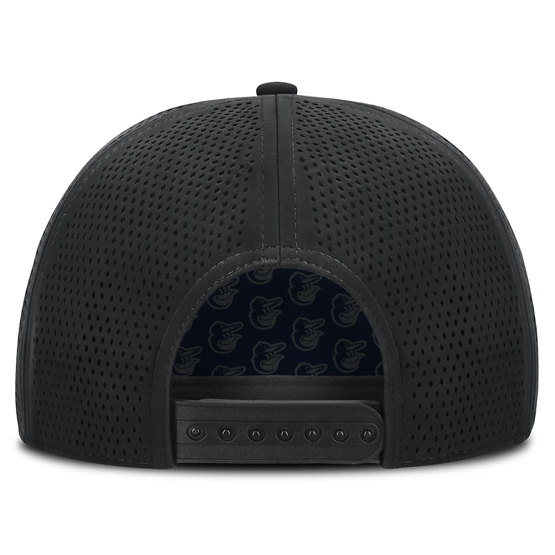 Casquette ajustable perforée noire Baltimore Orioles pour homme de Fanatics