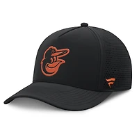 Men's Fanatics Black Baltimore Orioles Perforated Adjustable Hat
