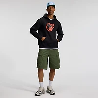 Sweat à capuche Fanatics noir pour homme, logo principal des Orioles de Baltimore, style Legacy