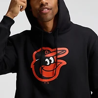 Sweat à capuche Fanatics noir pour homme, logo principal des Orioles de Baltimore, style Legacy