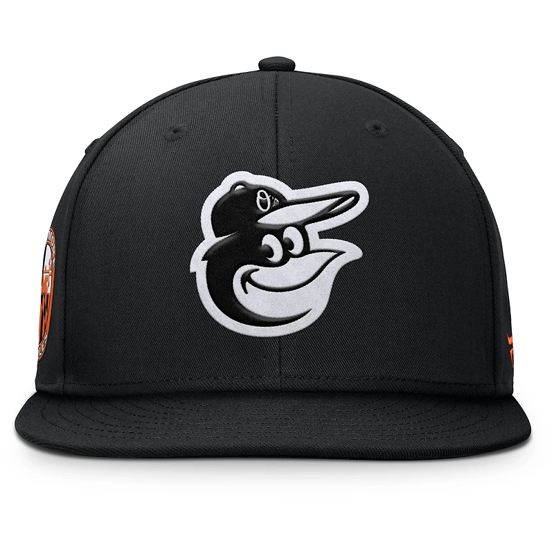 Men's Fanatics Black Baltimore Orioles Walk-Off Bullpen Snapback Hat