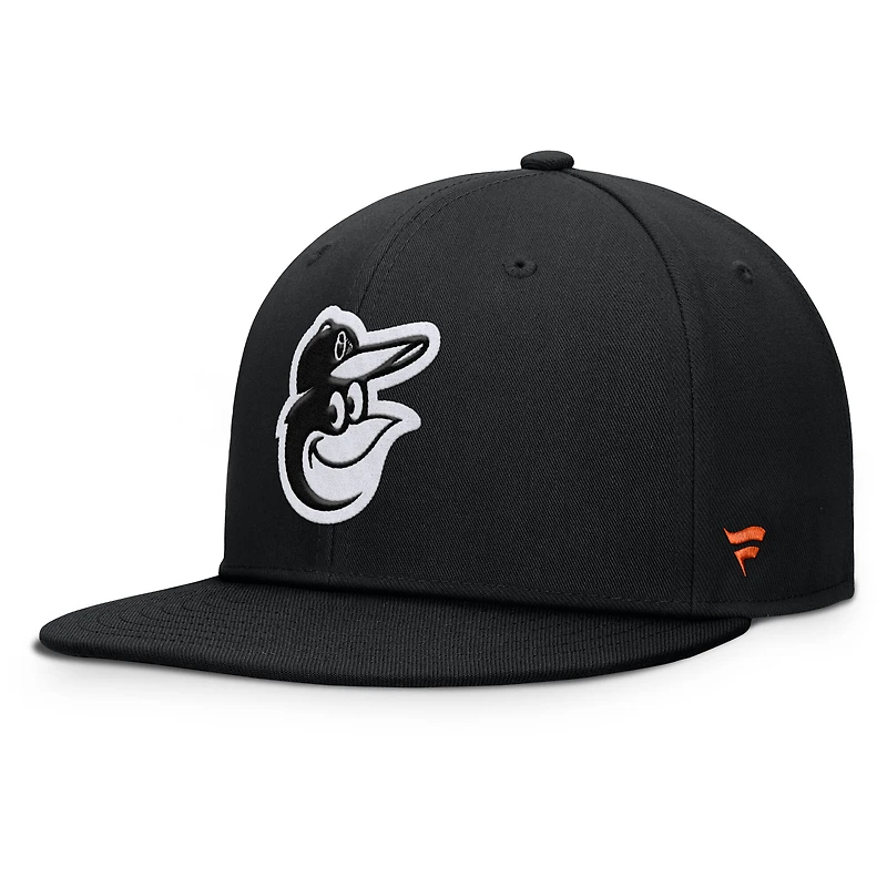 Men's Fanatics Black Baltimore Orioles Walk-Off Bullpen Snapback Hat