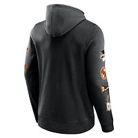 Men's Fanatics Black Baltimore Orioles Wild Winner Pullover Hoodie