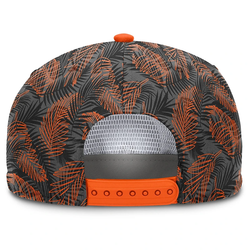 Men's Fanatics Gray/Orange Baltimore Orioles Spring Training Moon Golfer Adjustable Hat