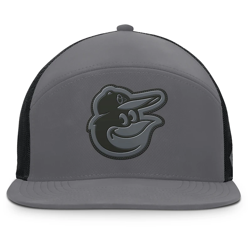 Men's Fanatics Gray Baltimore Orioles Fairweather Adjustable Hat