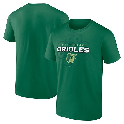 T-shirt Fanatics Kelly Green pour homme avec le logo Celtic Luck des Baltimore Orioles