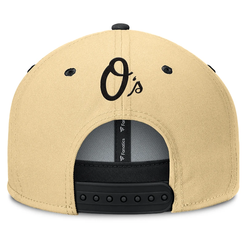 Men's Fanatics Khaki Baltimore Orioles Duel Adjustable Hat