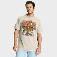 T-shirt Fanatics beige Baltimore Orioles Stadium Slub pour homme