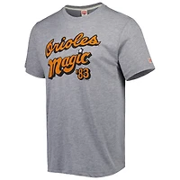 Men's Homage Gray Baltimore Orioles Hyper Local Tri-Blend T-Shirt