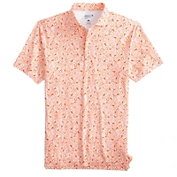 Men's  johnnie-O White Baltimore Orioles All Over Print Performance Polo