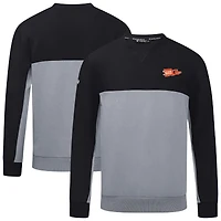 Men's Levelwear Black/Gray Baltimore Orioles Legacy Rafters Pullover Sweatshirt