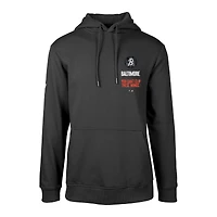 Sweat à capuche noir Baltimore Orioles City Connect Podium Baseline pour homme Levelwear