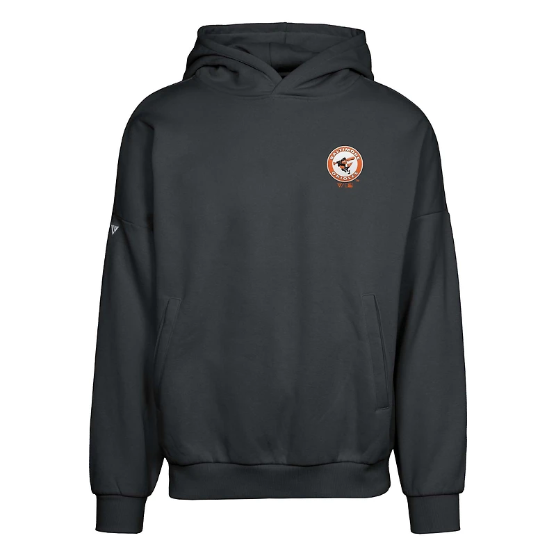 Sweat à capuche noir Baltimore Orioles Contact Pro Card pour homme Levelwear