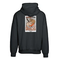 Sweat à capuche noir Baltimore Orioles Contact Pro Card pour homme Levelwear