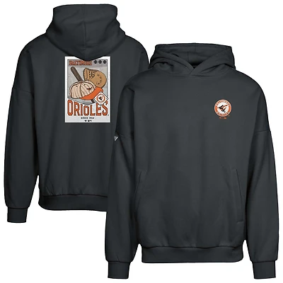 Sweat à capuche noir Baltimore Orioles Contact Pro Card pour homme Levelwear