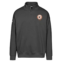 Men's Levelwear  Black Baltimore Orioles Cooperstown Collection Murray Quarter-Zip Sweatshirt