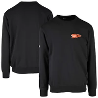 Men's Levelwear  Black Baltimore Orioles Zane Rafters Pullover Sweatshirt
