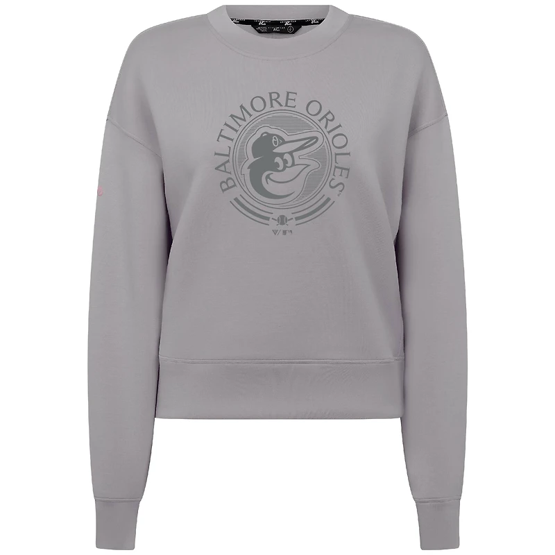 Sweat-shirt gris à enfiler en éponge pour homme des Baltimore Orioles de Levelwear