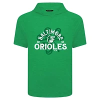 Men's Levelwear Green Baltimore Orioles St. Patrick's Day Phase Shamrock Short Sleeve T-Shirt Hoodie