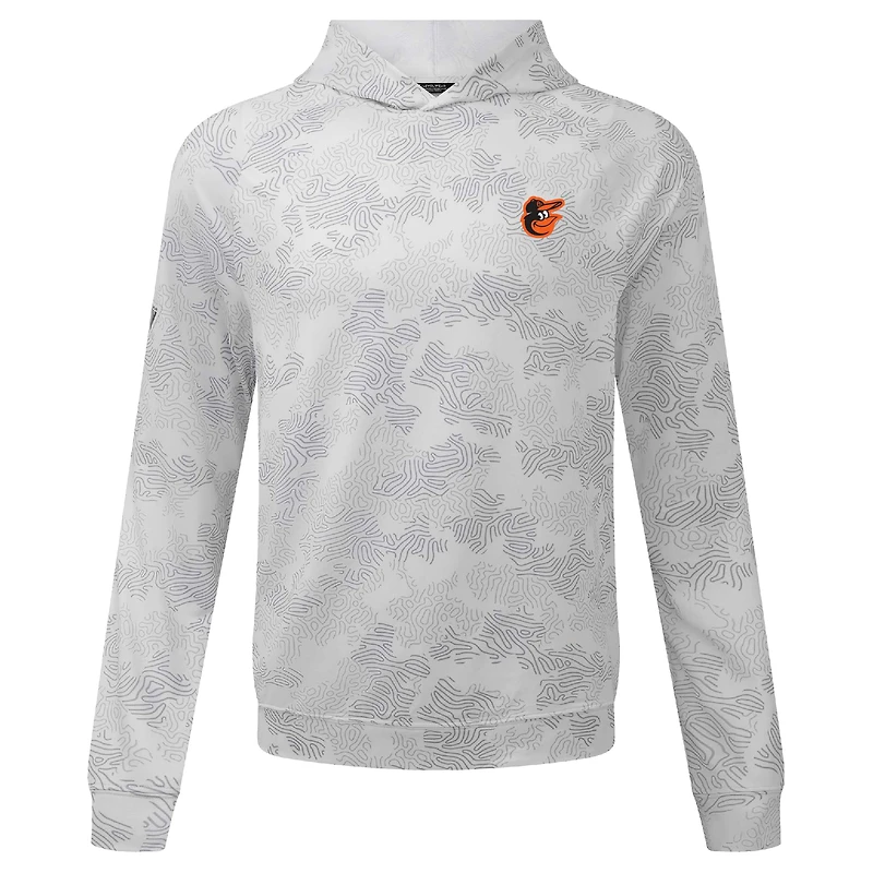 Sweat à capuche Blender Insignia 2.0 blanc des Baltimore Orioles pour homme de Levelwear