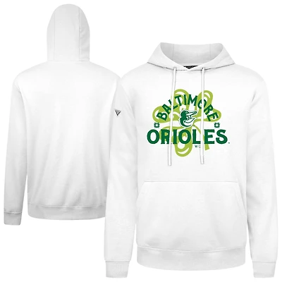 Men's Levelwear Baltimore Orioles St. Patrick's Day Podium Shamrock Pullover Hoodie