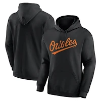 Sweat à capuche noir pour homme avec logo Baltimore Orioles