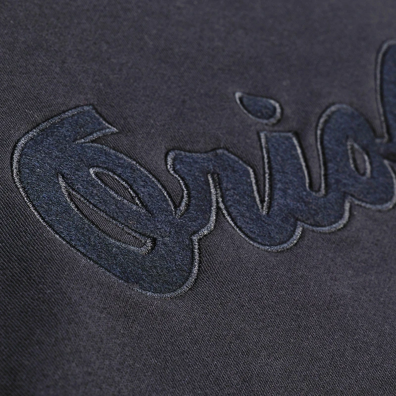 Sweat-shirt à col rond en polaire Phantom noir des Orioles de Baltimore Mitchell & Ness pour homme