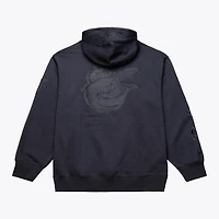 Sweat à capuche polaire Phantom noir Mitchell & Ness pour homme