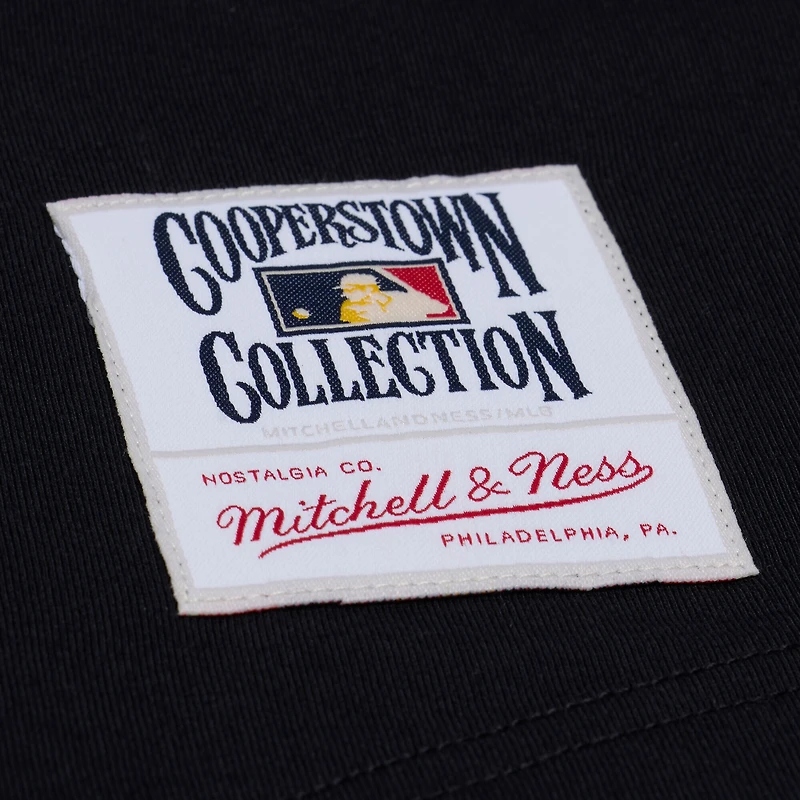 Men's Mitchell & Ness  Black Baltimore Orioles Wild Pitch Ringer T-Shirt