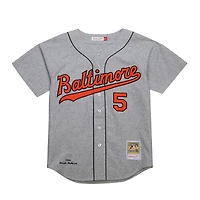 Maillot authentique Mitchell & Ness Brooks Robinson gris Baltimore Orioles Cooperstown Collection 1966 pour hommes