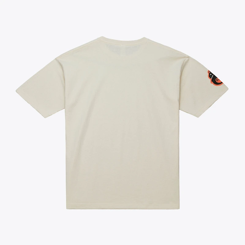 T-shirt Mitchell & Ness Cal Ripken Jr. crème Baltimore Orioles Cooperstown Collection Throwback avec nom et numéro pour homme