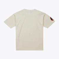 T-shirt Mitchell & Ness Cal Ripken Jr. crème Baltimore Orioles Cooperstown Collection Throwback avec nom et numéro pour homme