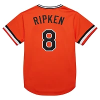 Men's Mitchell & Ness Cal Ripken Jr. Orange Baltimore Orioles 2001 Cooperstown Collection Authentic Throwback Jersey