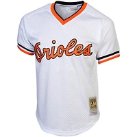 Men's Mitchell & Ness Cal Ripken Jr. White Baltimore Orioles 1985 Authentic Cooperstown Collection Batting Practice Jersey