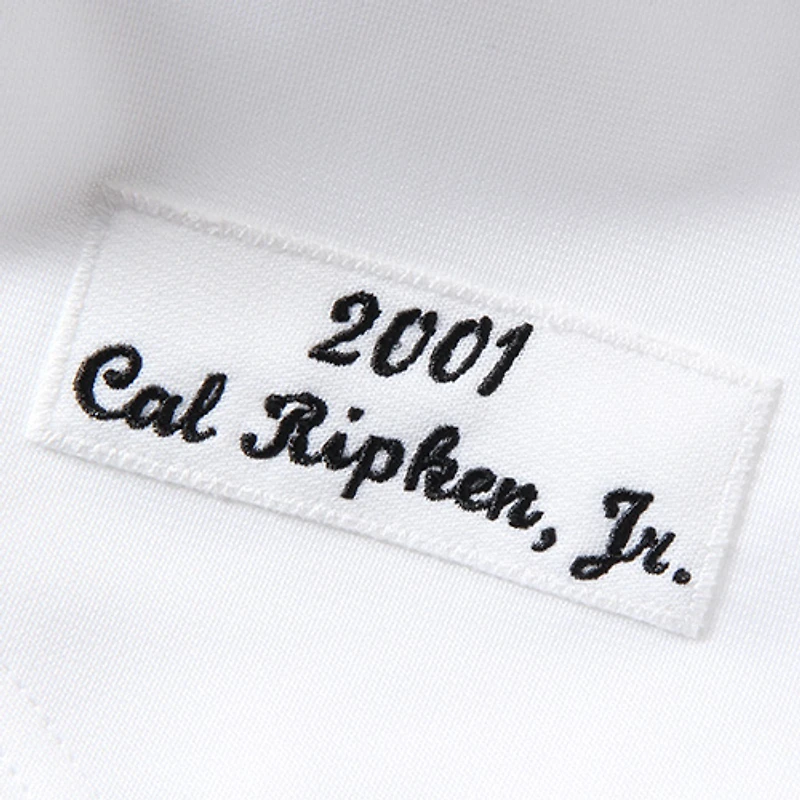 Maillot authentique domicile Mitchell & Ness Cal Ripken blanc des Orioles de Baltimore pour homme