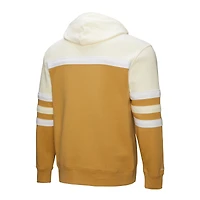 Men's Mitchell & Ness Tan/Cream Baltimore Orioles Head Coach Pullover Hoodie