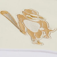 Men's Mitchell & Ness Tan/Cream Baltimore Orioles Head Coach Pullover Hoodie