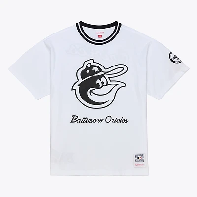 T-shirt Mitchell & Ness blanc Baltimore Orioles Cooperstown Collection Arctic pour homme