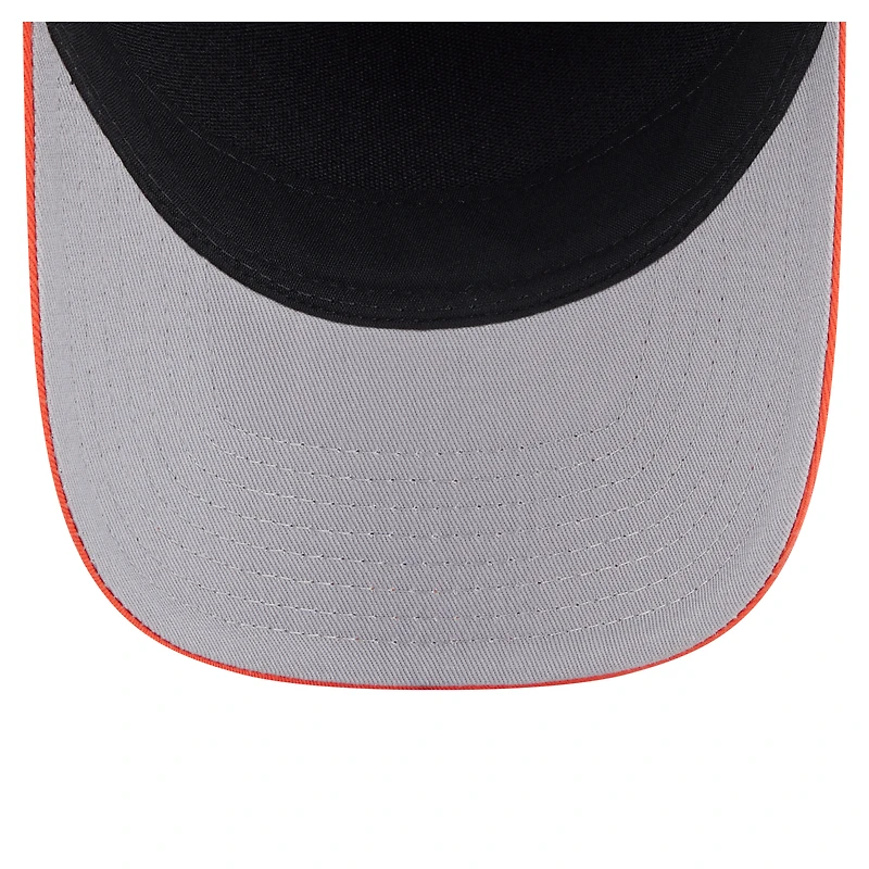 Men's New Era Black/Orange Baltimore Orioles Arch 9FORTY A-Frame M-Crown Adjustable Hat