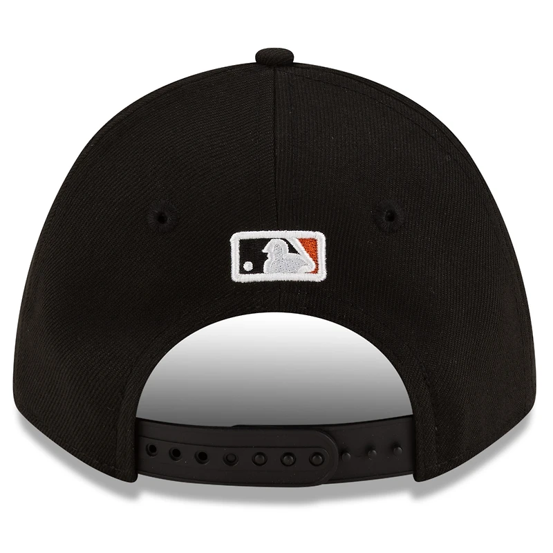 Casquette New Era 9FORTY ajustable, réplique de joueur des Orioles de Baltimore, noire et orange, pour homme
