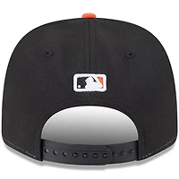 Casquette ajustable New Era noire Baltimore Orioles Player Replica 9SEVENTY pour homme